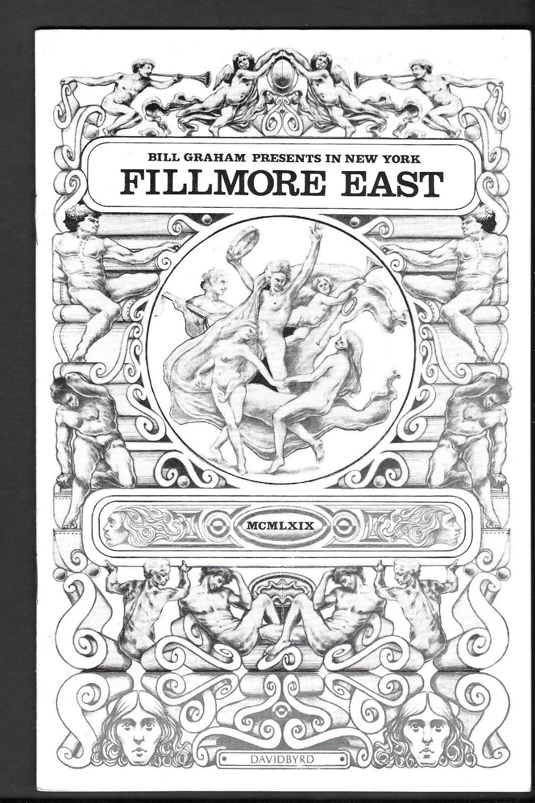 CANNED HEAT The Pentangle  Original  Concert Program 1969 Fillmore East NY