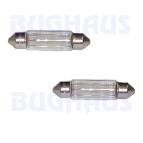 VW BUS TRANSPORTER 1976 - 1979 DOME LIGHT BULBS - 2 PCS - 12v - GERMAN FREE SHIP - Picture 1 of 1