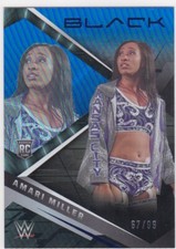 Amari Miller 2022 Panini Chronicles WWE Black Blue Rookie RC /99
