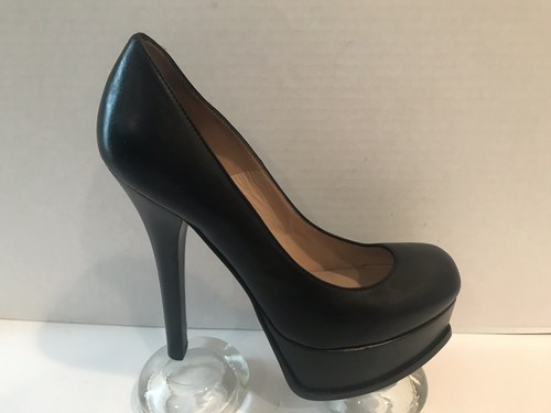Fendi Fendista Platform LOGO FF Black Pump Shoes Seen on celebs Sz 36.5EUR 5.5US - Picture 5 of 12