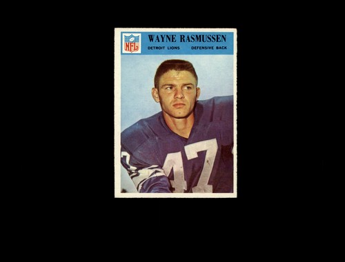 Wayne Rasmussen #74 1966 Philadelphia card