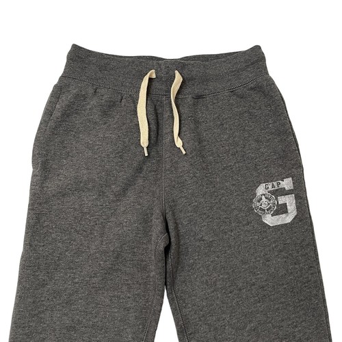 Gap Slim Fleece Sweatpants Heather Grey Kids Youth Size M/8 - Picture 4 of 6