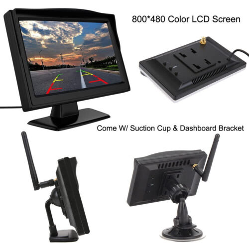 5" Wireless Reversing Camera and Rear View Monitor System for Truck Caravan RVs - Picture 14 of 24