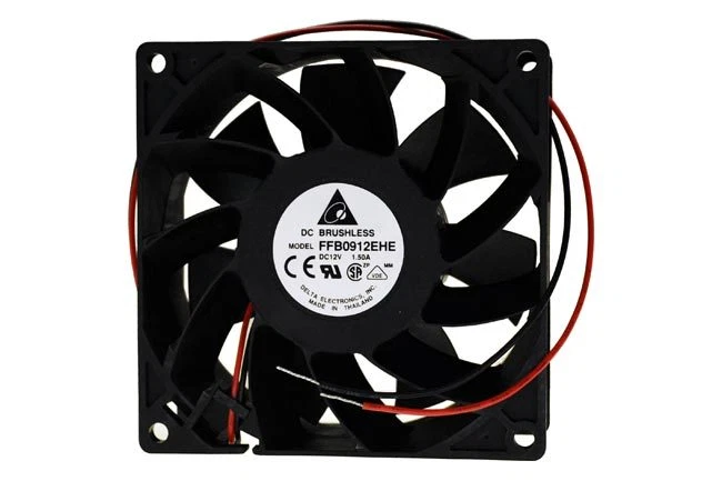 Delta FFB0912EHE 92mm x 38mm Extreme High Airflow Fan 12V, (New, Genuine) - Image 2 of 3
