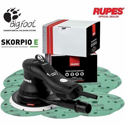 Kreiselschleifer Orbit 3mm Hand RUPES + Schleifmittel SkorpioE RX253A / KITB