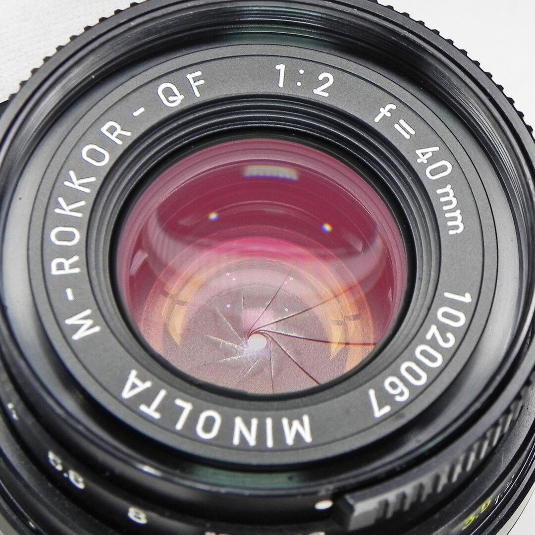 Minolta 40mm f2 M-Rokkor M mount #1020067 .. MINT Minolta 40mm f2 M-Rokkor M mount #1020067 .. MINT