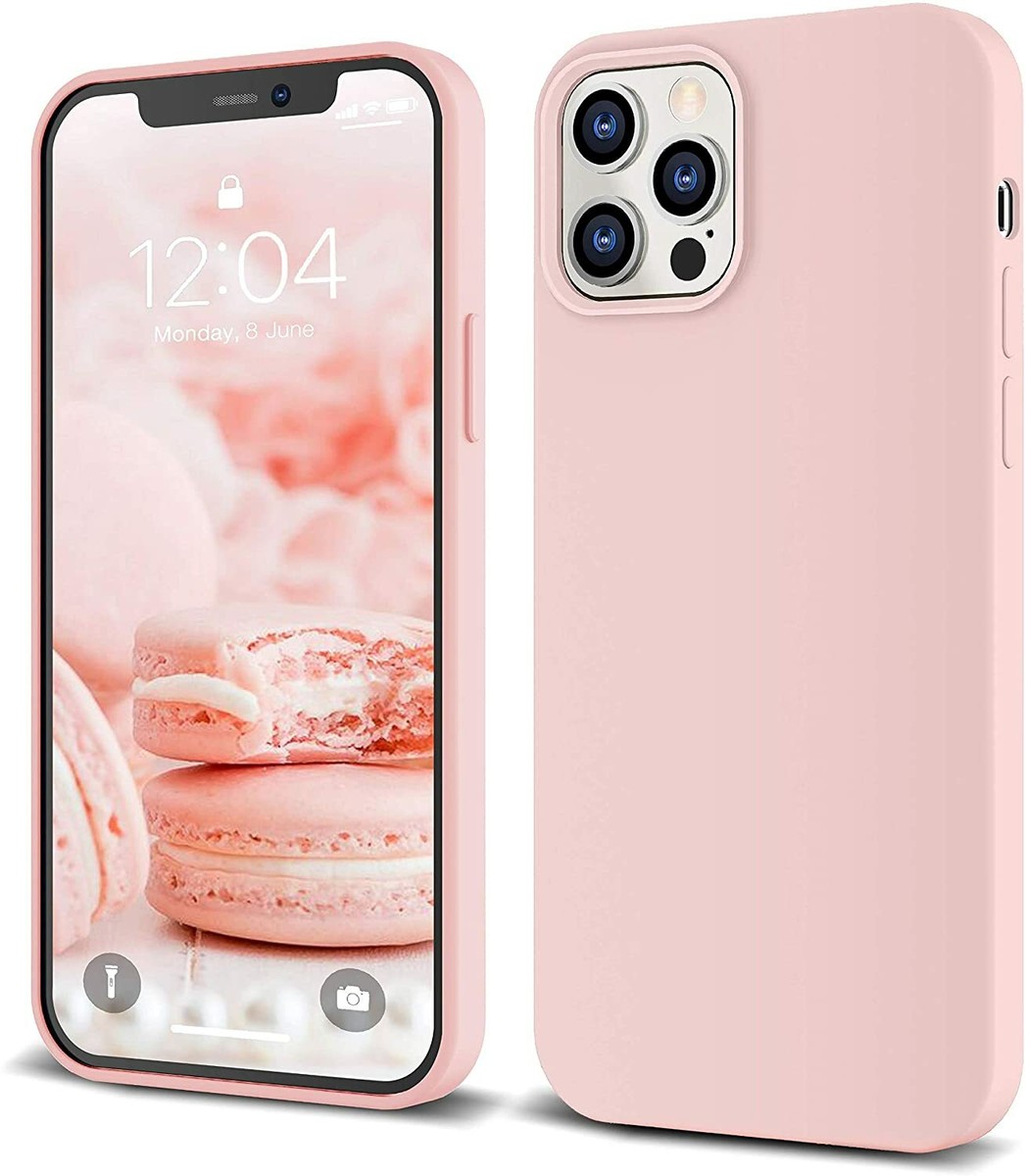 For Apple iPhone 12/12 Pro Thin Shockproof Case Premium Cover Pink
