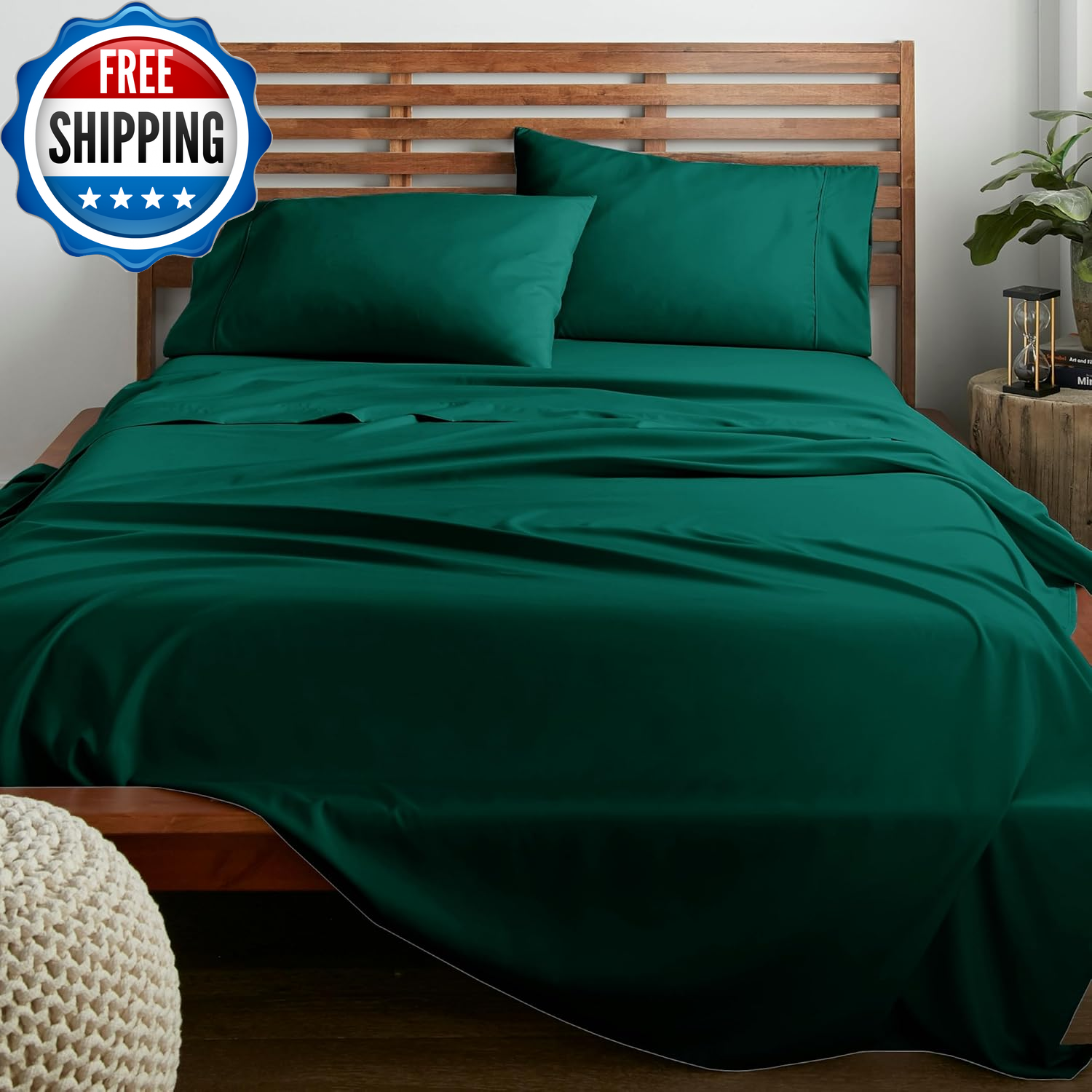 Queen Sheet Set - 16-Inch Deep Pocket - Ultra Soft Microfiber Queen Size Bed She