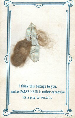 I think this belongs to you and as False Hair is rather expensive pity to waste