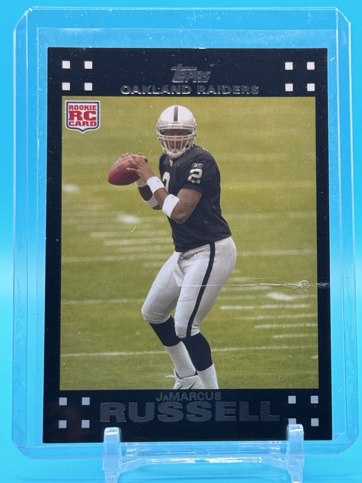 2007 Topps Chrome JaMARCUS RUSSELL Rookie Card #TC166 Oakland Raiders RC