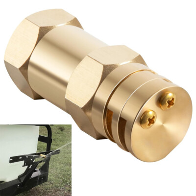 Boomless Spray Nozzle 1/2'' FPT #20 Orifices (90° & 180° Caps) @ 40 PSI 5.9 GPM