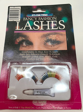 Fancy Fashion Lashes rainbow colors