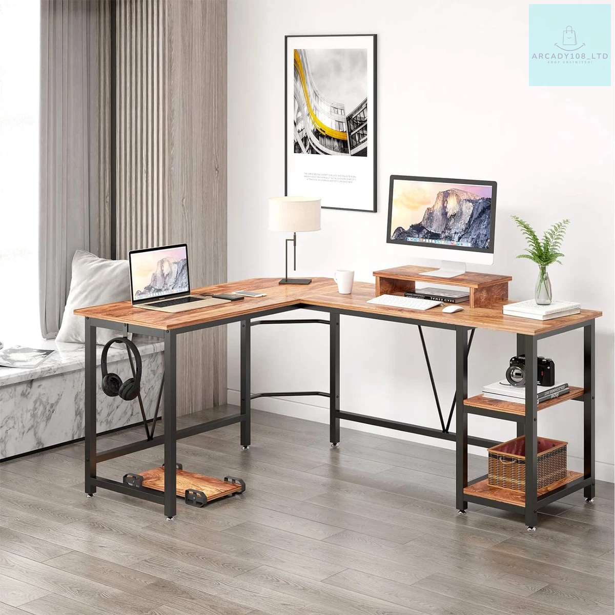 2 layer desk outlet