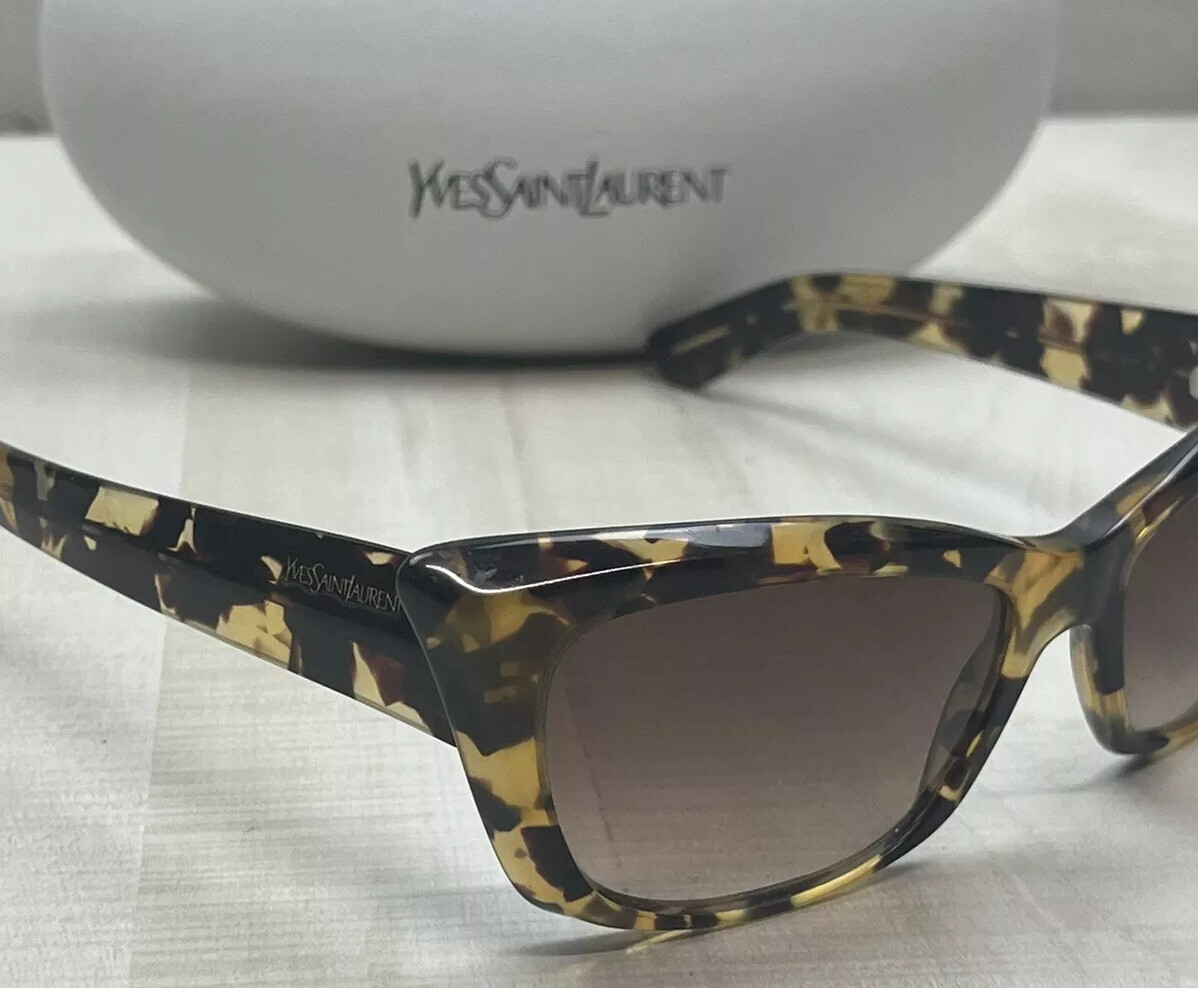 Occhiali da sole Yves Saint Laurent occhio di gatto YSL 6337 S QR26J tartaruga BELLI