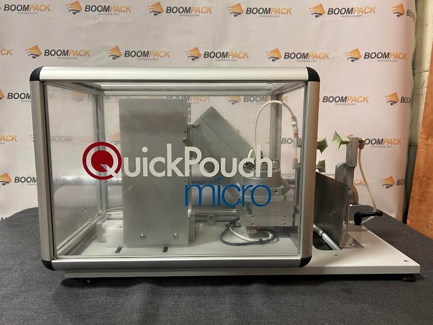 QuickPouch Micro Automated Desktop Pouch Opener for Filling Quick Pouch