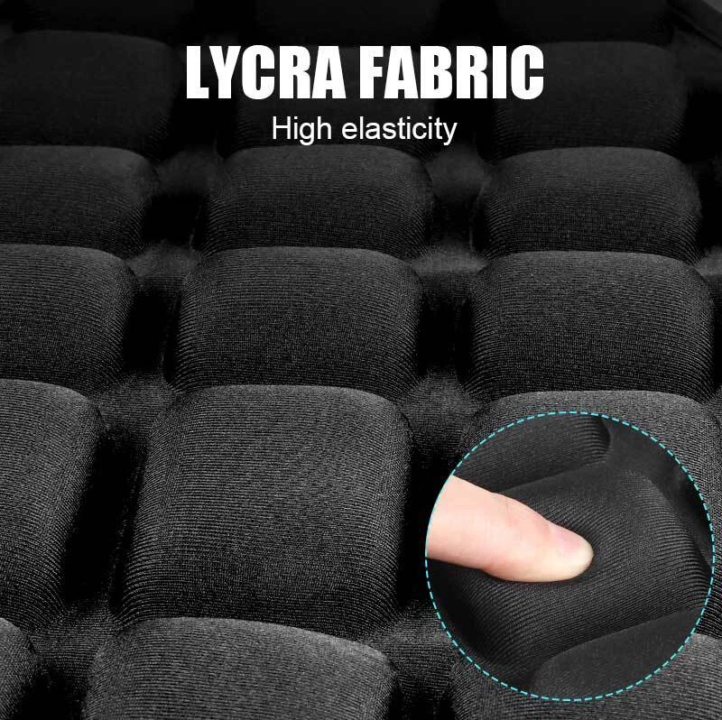 Cojín de asiento de motocicleta cómodo funda de almohada alivio de presión almohadilla de aire universal Foto 2 de 4