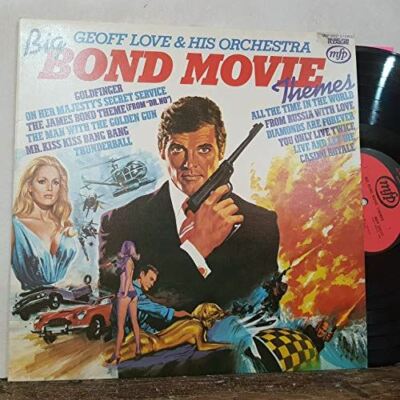 GEOFF LOVE AND HIS ORCHESTRA Big bond movie themes, 12'' vinyl LP compilation. MF