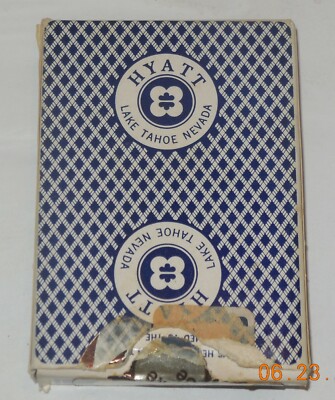 Vintage Hyatt Regency Lake Tahoe Casino Deck of Playing Cards #2
