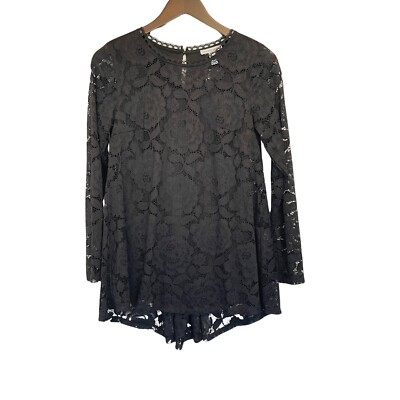 isaac mizrahi black lace dress Isaac Mizrahi Live Regular Lace Dress withLattice Trim, Size Medium, Pitch Black
