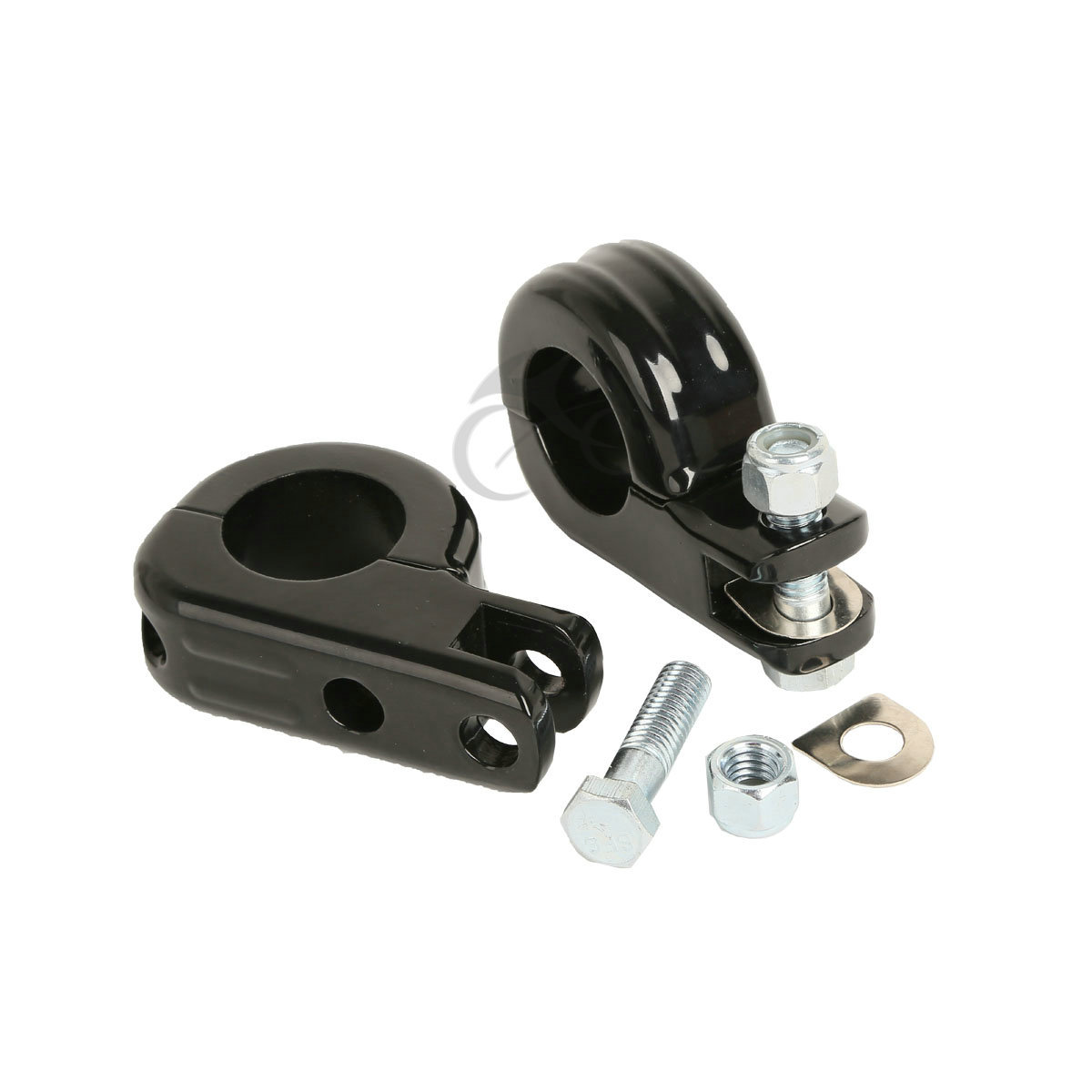 Foot Peg Mounts Highway Peg Mounts for 1.25" Crash Bar Engine Guard Peg