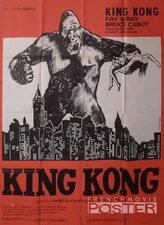 KING KONG - WRAY / CABOT - NEW YORK / BUILDINGS - REISSUE LARGE MOVIE POSTER