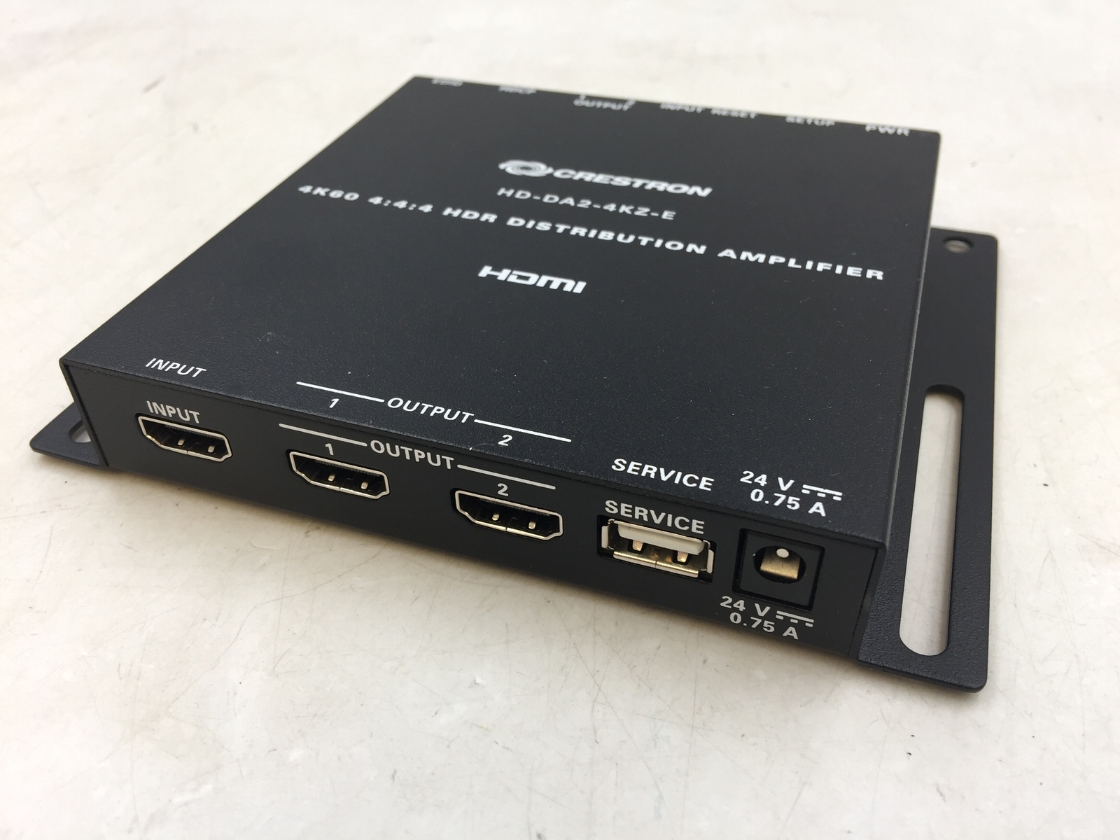 Crestron HDMI HD-DA2-4KZ-E HDR Distribution Amplifier NO PWR CABLE FREE S/H