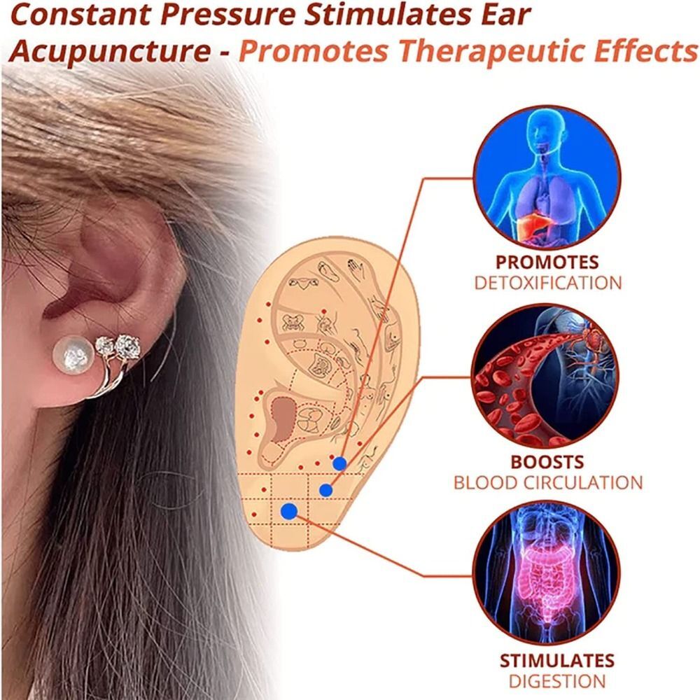 Lymphatic Drainage Earrings for Weight Loss Germanium