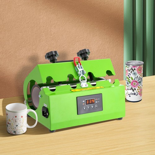 Vaso Taza Heat Prensa Máquina Verde para 11oz-30oz Sublimación Prensa en Blanco - Imagen 24 de 24
