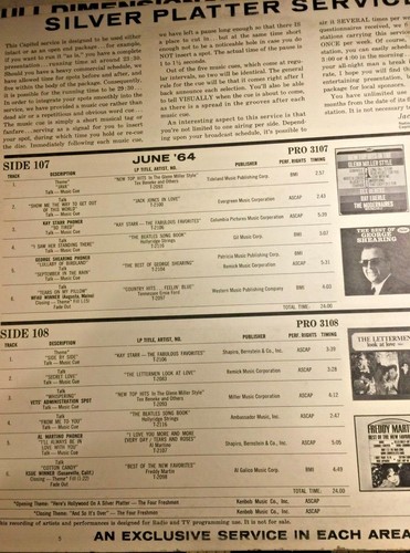 RADIO SHOW: SILVER PLATTERS 107/108 INTERVIEWS: KAY STARR, AL MARTINO;JACK JONES - Picture 2 of 4