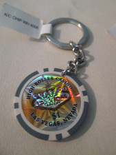 VEGAS POKER CHIP KEYCHAIN