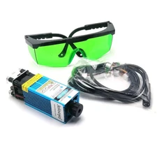 1set Adjustable Focus 405nm 500mW 12V TTL Blue-Violet Laser Engraving Module