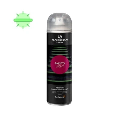 SOPPEC Photo light - Photoluminescent Spray 500ml Glow in the dark paint