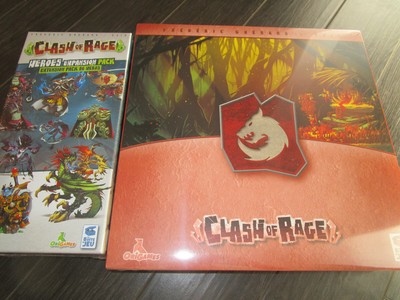 Clash of Rage Bahorg Tribe Pledge + Kickstarter Exclusive Heroes Expansion 