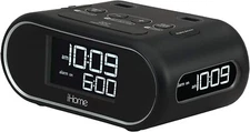 LCD Triple Display Alarm Clock With Dual Usb Charging FAST SHIPPING - NEW MODEL