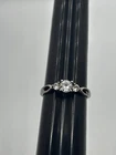 Vintage 925 Sterling Silver Cubic Zirconia Ring Size 8.75 Jewelry