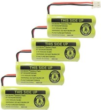 Cordless Phone Batteries Compatible with AT T and VTech Models 4-Pack Replaceme