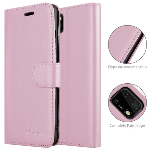 For Huawei Y5p Phone Case Leather Wallet Flip Stand View Cover - Picture 69 of 78