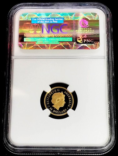 2006 P GOLD AUSTRALIA $15 DOLLAR KOALA COIN NGC PROOF 70 ULTRA CAMEO - Picture 2 of 2