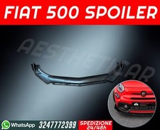 FIAT 500 Abarth Splitter Sotto Paraurti Anteriore *SPORT Look* ABS Spoiler Lu...