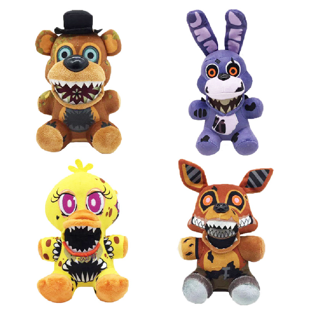 five nights at freddy's nightmare plushies