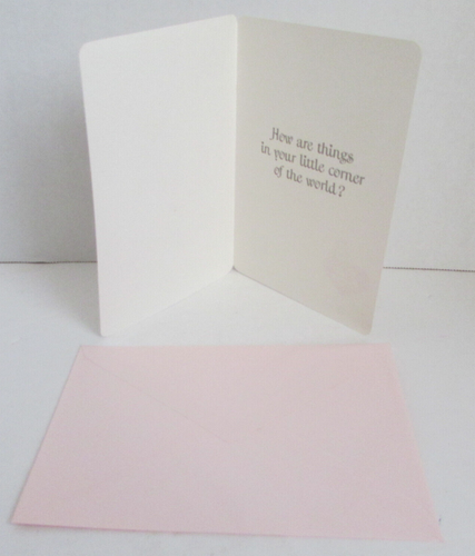 VINTAGE 80's AGC Care Bears Cheer Bear Friend 'Hi' Greeting Card - NEW - Picture 3 of 3