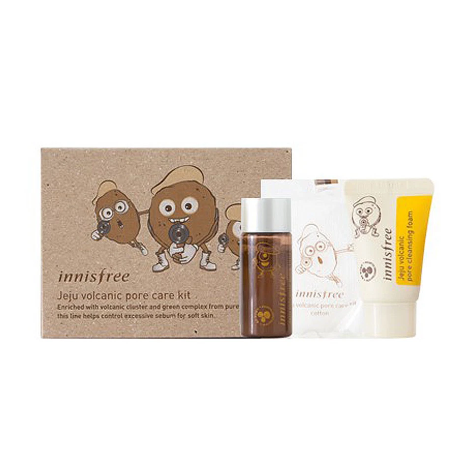 Innisfree Jeju Volcanic Pore Care Kit (3 Items) x 1 set or 2 set  - Image 2 of 4