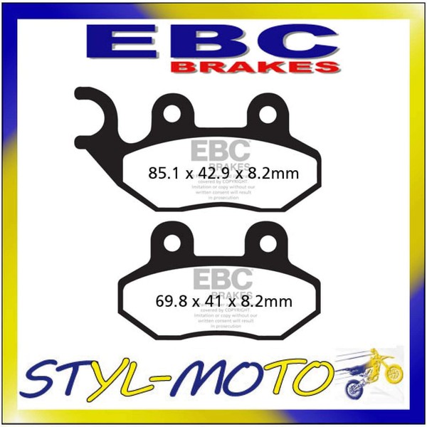 FA264 BeläGe Organisch Aramid Vorne Links EBC Sym 50 Jet 4 2010-2015-image