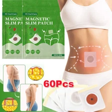 60PCS  Magnetic Slimming Patch Weight Loss Fat Burner Navel Belly Patches