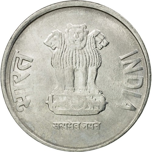 India | 2 Rupees Coin | Lotus flowers | Km:395 | 2011 - 2019 - Picture 6 of 12