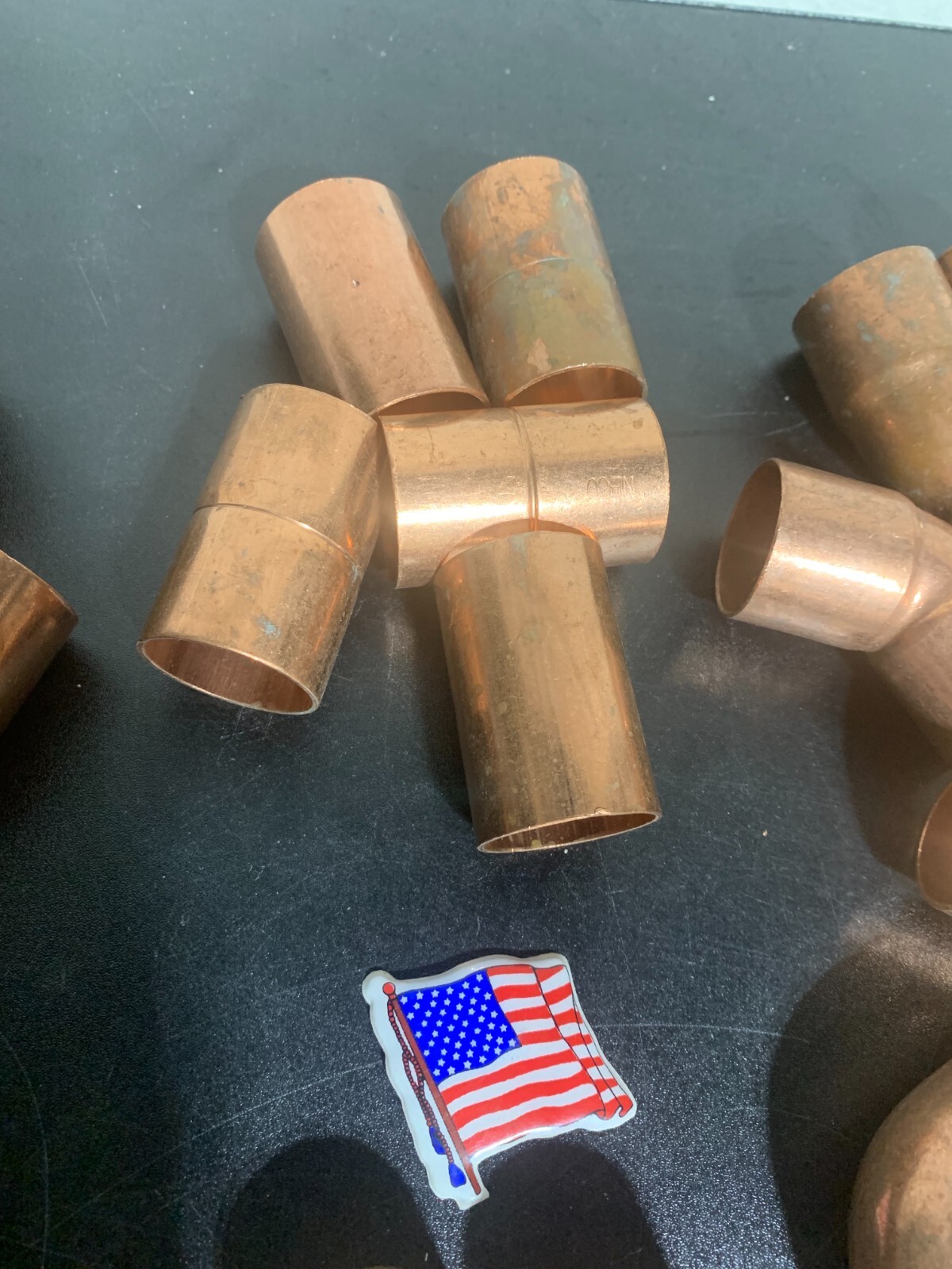 Lot of 30 NIBCO LEE EPC MUELLER 1" COPPER FITTINGS SWEAT SOLDER **MADE