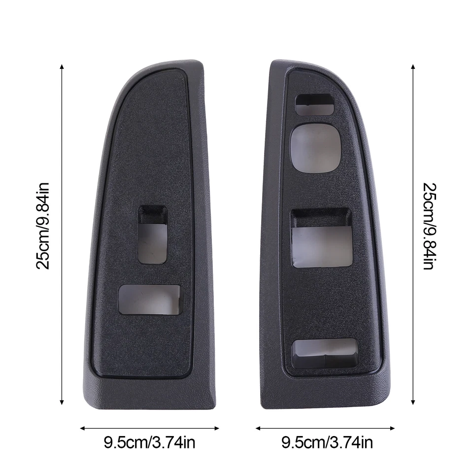 Par de Moldura Interruptor de Janela de Energia para Chevy Silverado Cadillac GMC Lado Esquerdo Direito - Imagem 2 de 4