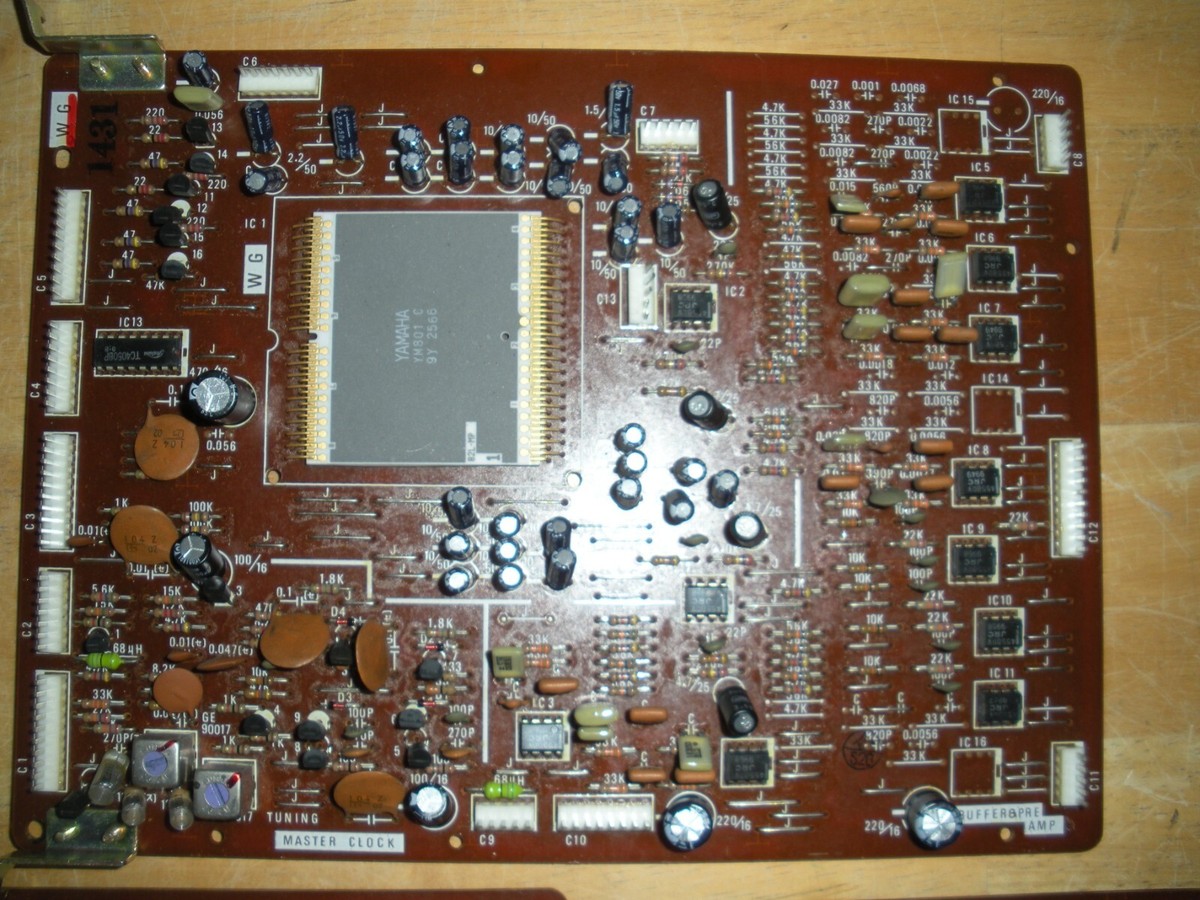 YAMAHA　エレクトーン　PC-10　操作基板 YAMAHA エレクトーン PC-10 操作基板 - メルカリ