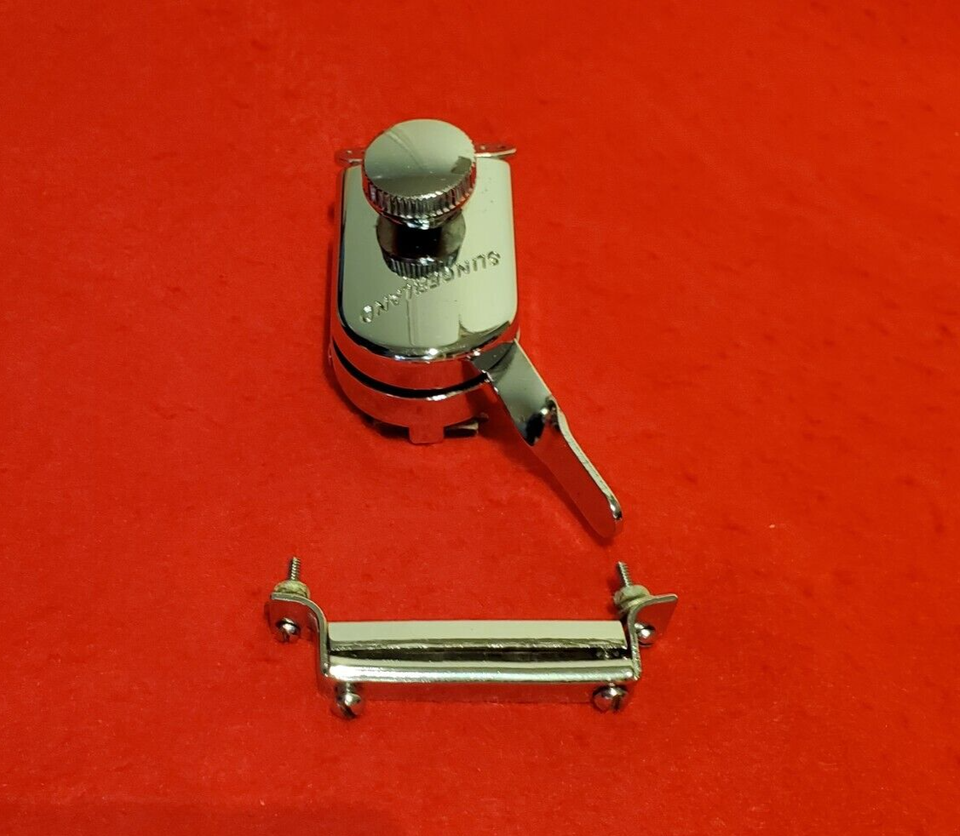 VTG 1960 Slingerland 2PC CLASSIC SNARE DRUM THROW OFF SWITCH & BUTT END