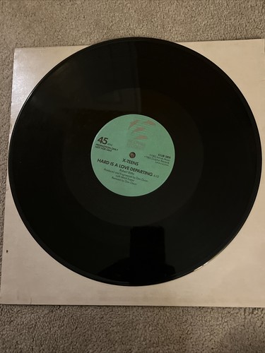 X-TEENS RADIO SAMPLER AND CLUB REMIX 12" ORIG '83 DOLPHIN ART ROCK NEW WAVE VG+ - Picture 2 of 9